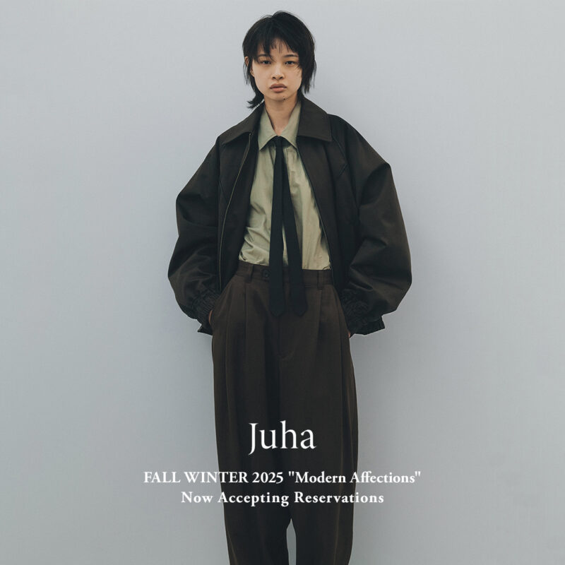 JUHA(ユハ) 25FW 先行予約開始