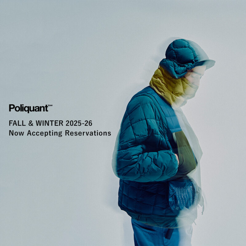 Poliquant(ポリクアント) 25FW 先行予約開始