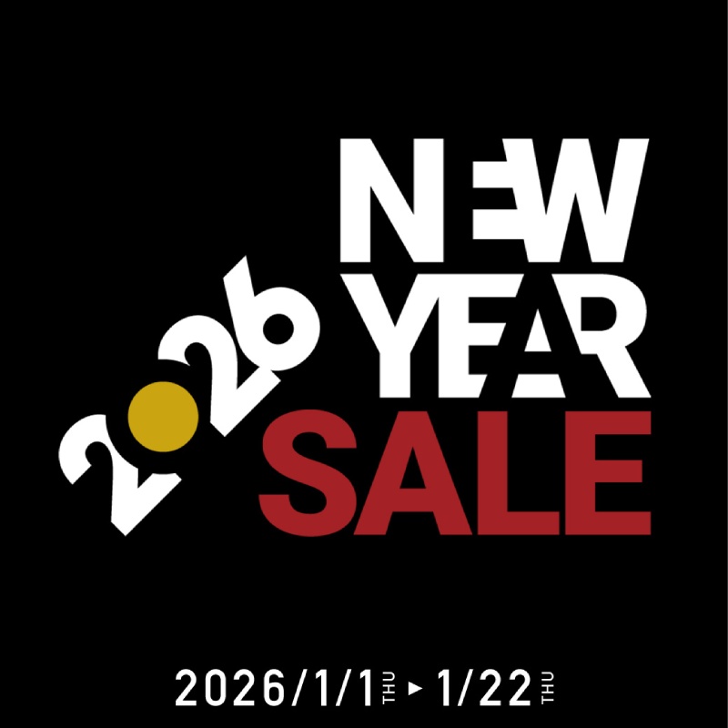 【謹賀新年】NEW YEAR SALEスタート！最大60%OFFの初売り解禁