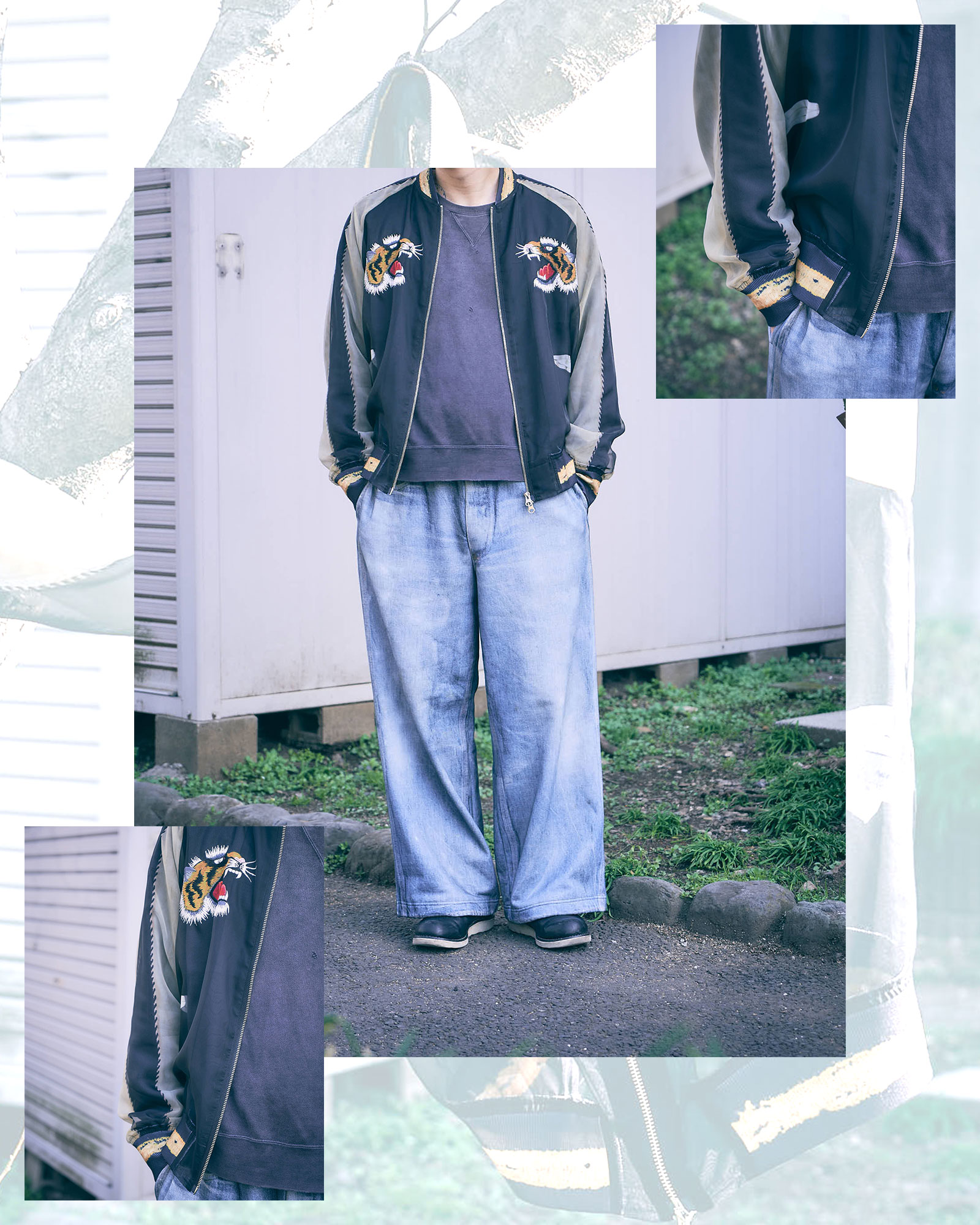 TOLQ(トルク) スカジャン 転写 グラフィック