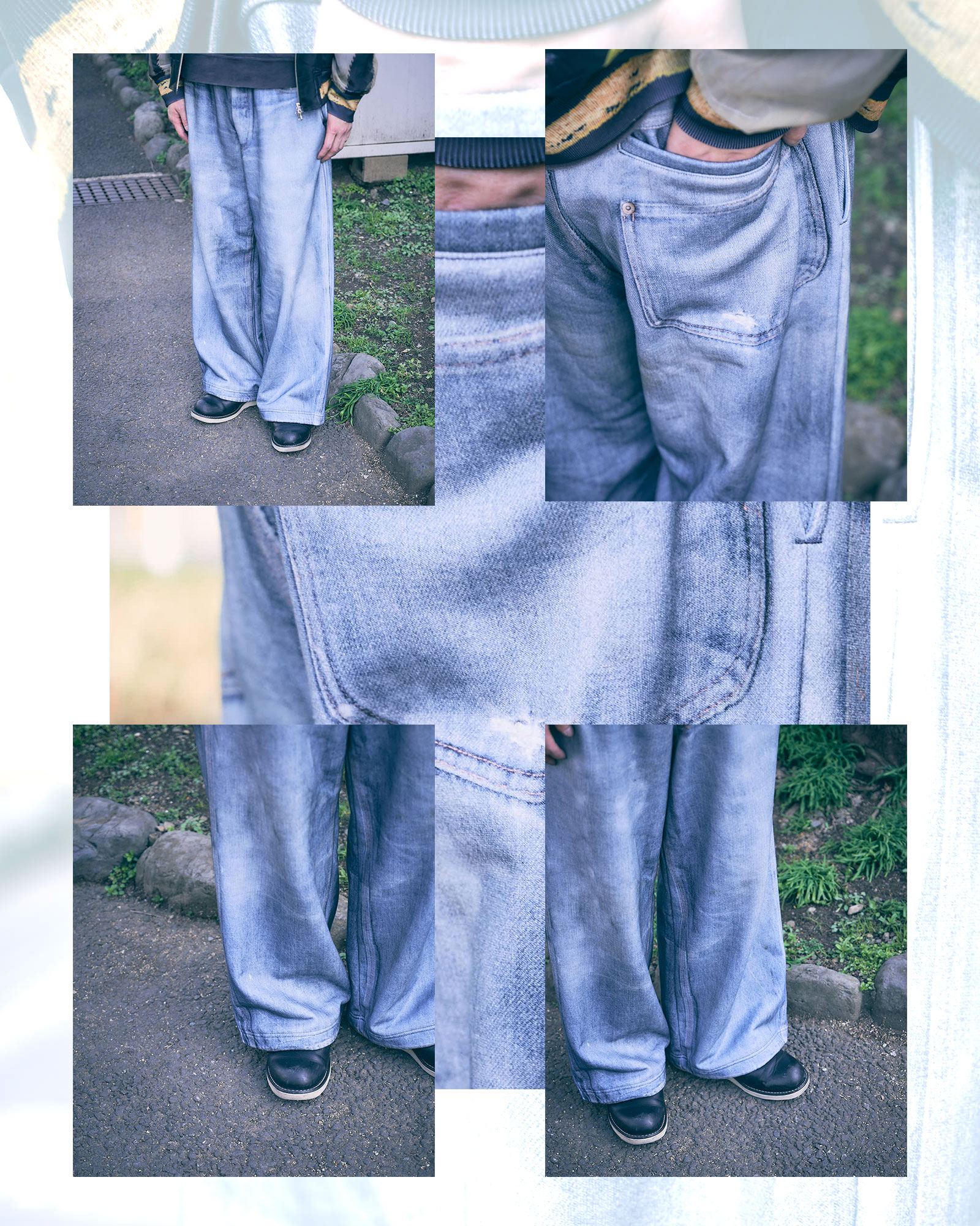 TOLQ(トルク) デニム風 スウェットパンツ