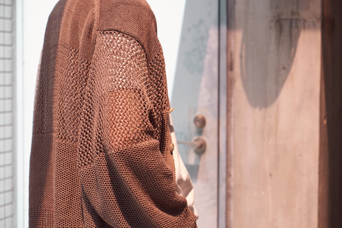 INNAT:OPENWORK PATTERN CARDIGAN