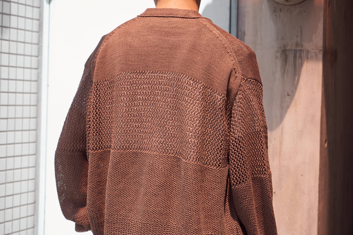 INNAT:OPENWORK PATTERN CARDIGAN