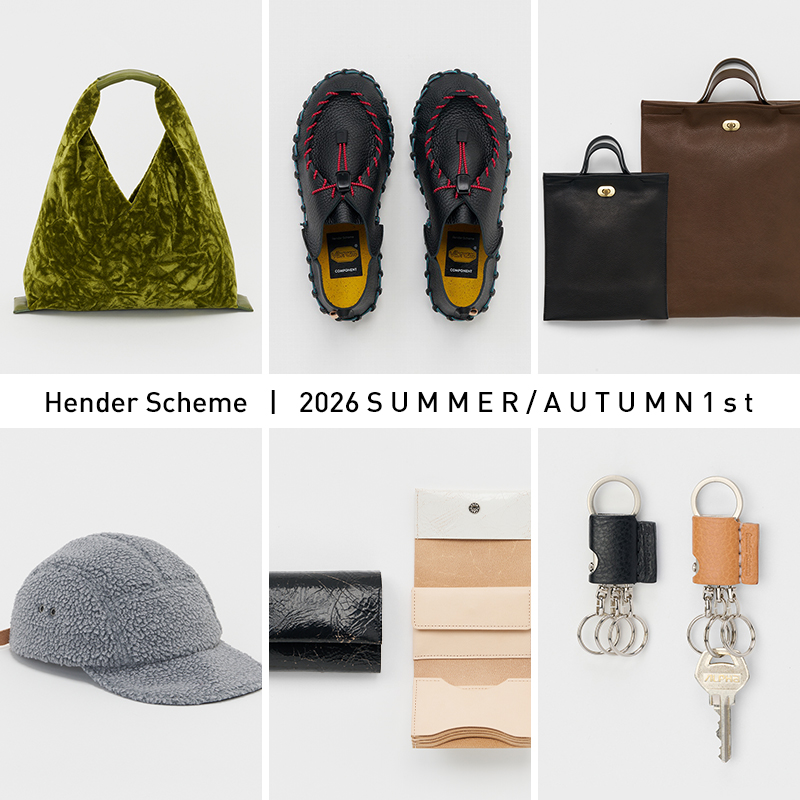 Hender Scheme 2026AW】エンダースキーマ 2026秋冬新作入荷｜注目