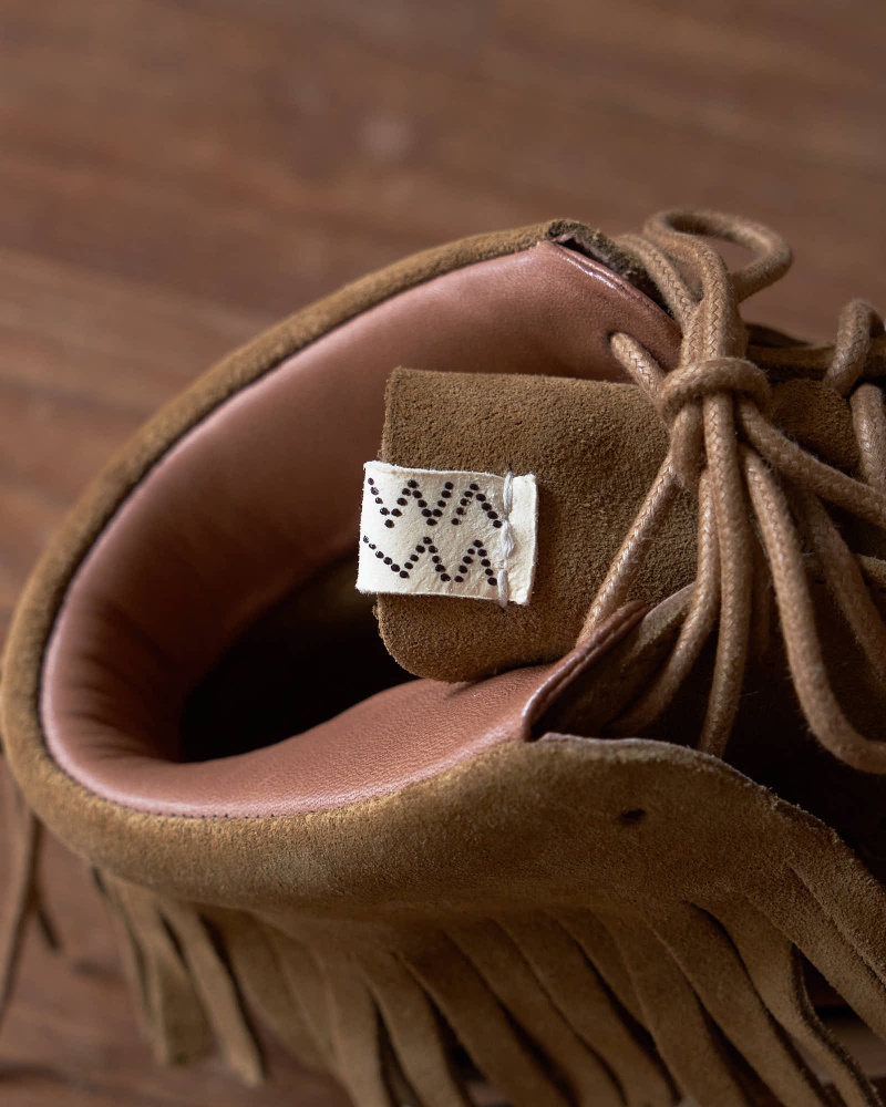 visvim FBT SHAMAN-FOLK タン ラベル