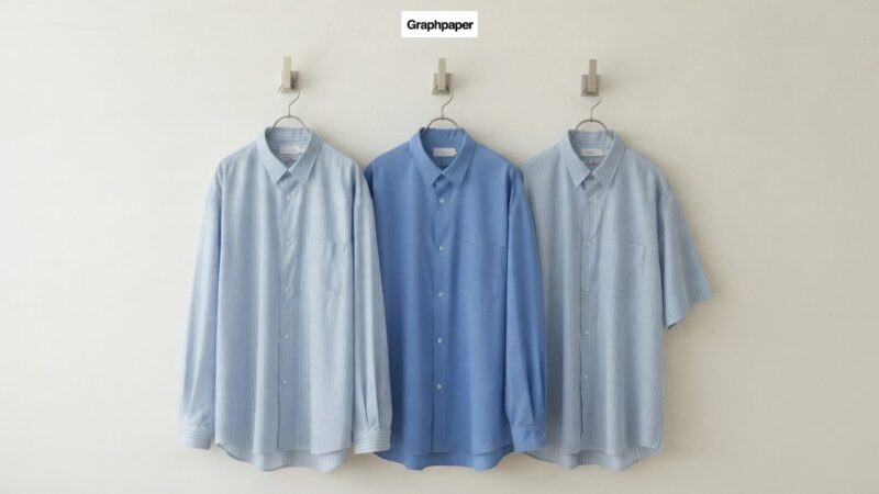 Graphpaper(グラフペーパー)新作入荷。夏を快適に楽しむ3アイテム