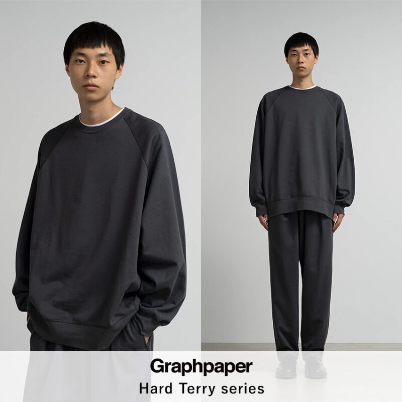 【8/22発売】Graphpaper(グラフペーパー) Hard Terry スウェット