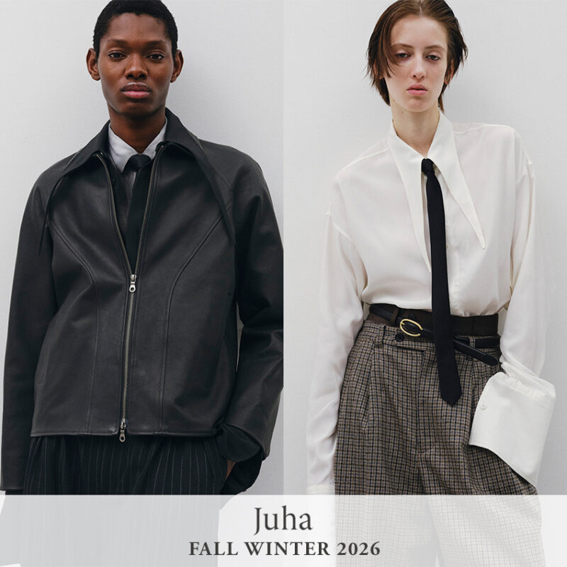 【8/8発売】JUHA(ユハ) FALL WINTER 2026