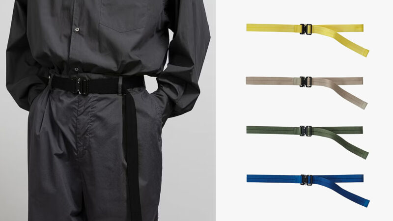 いつもの服が変わる。Graphpaper(グラフペーパー)の小物｜シンプル派におすすめのベルト