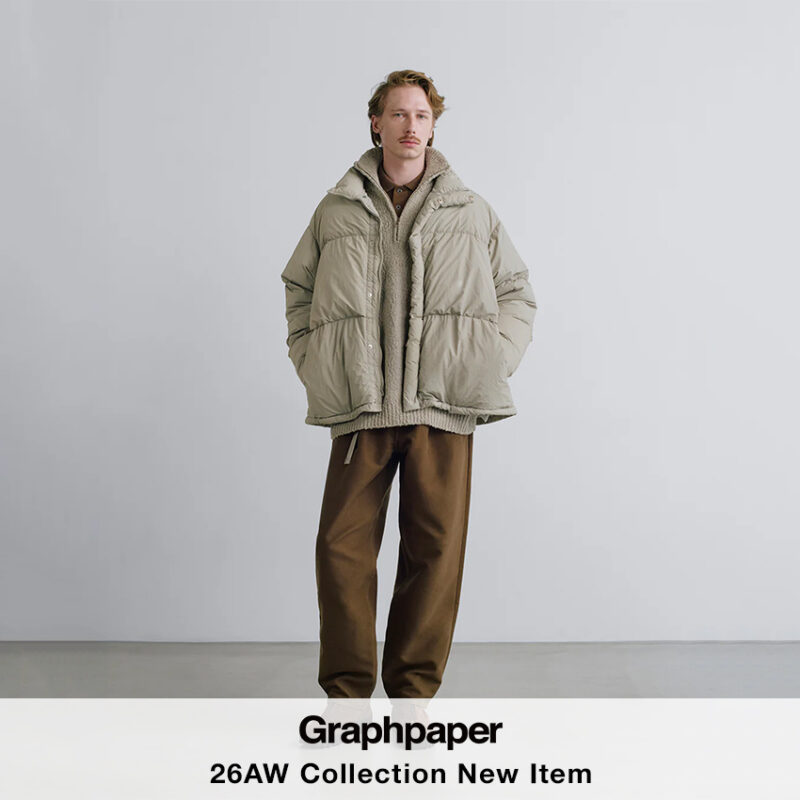 【10/3発売】Graphpaper(グラフペーパー) 新作ダウン