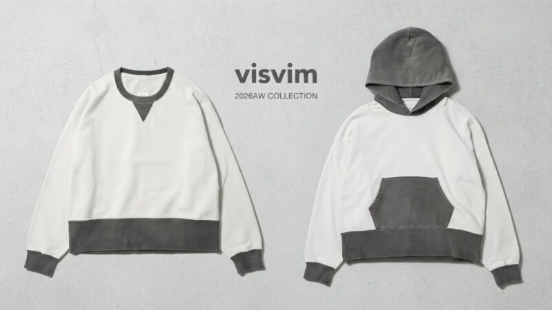 visvim(ビズビム) 2026AW新作スウェット2選