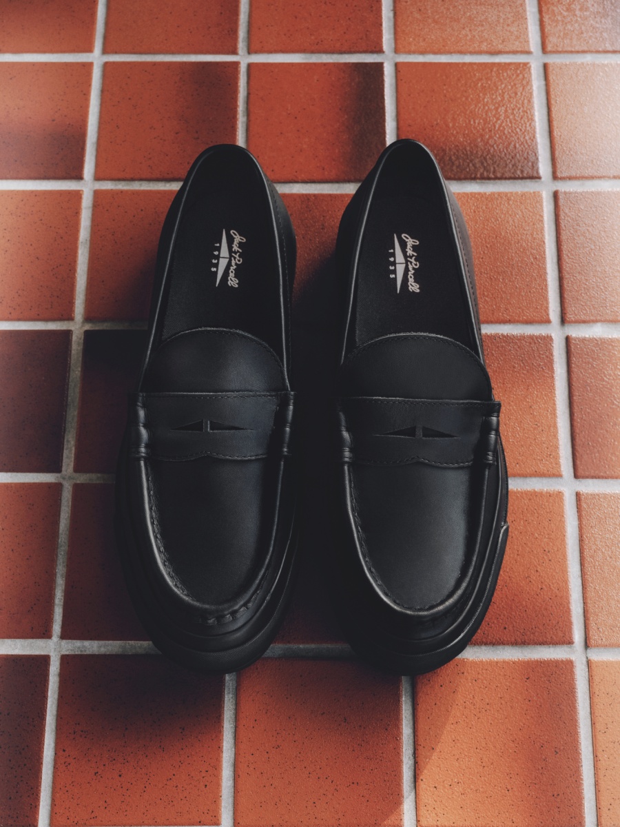 CONVERSE JACK PURCELL 1935 LOAFER コンバース ジャックパーセル 1935 ローファー ブラックモノクローム 33301470