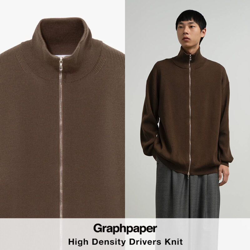 【10/10発売】Graphpaper(グラフペーパー) ドライバーズニット